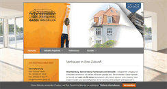 Desktop Screenshot of immobilien-gaiser.de